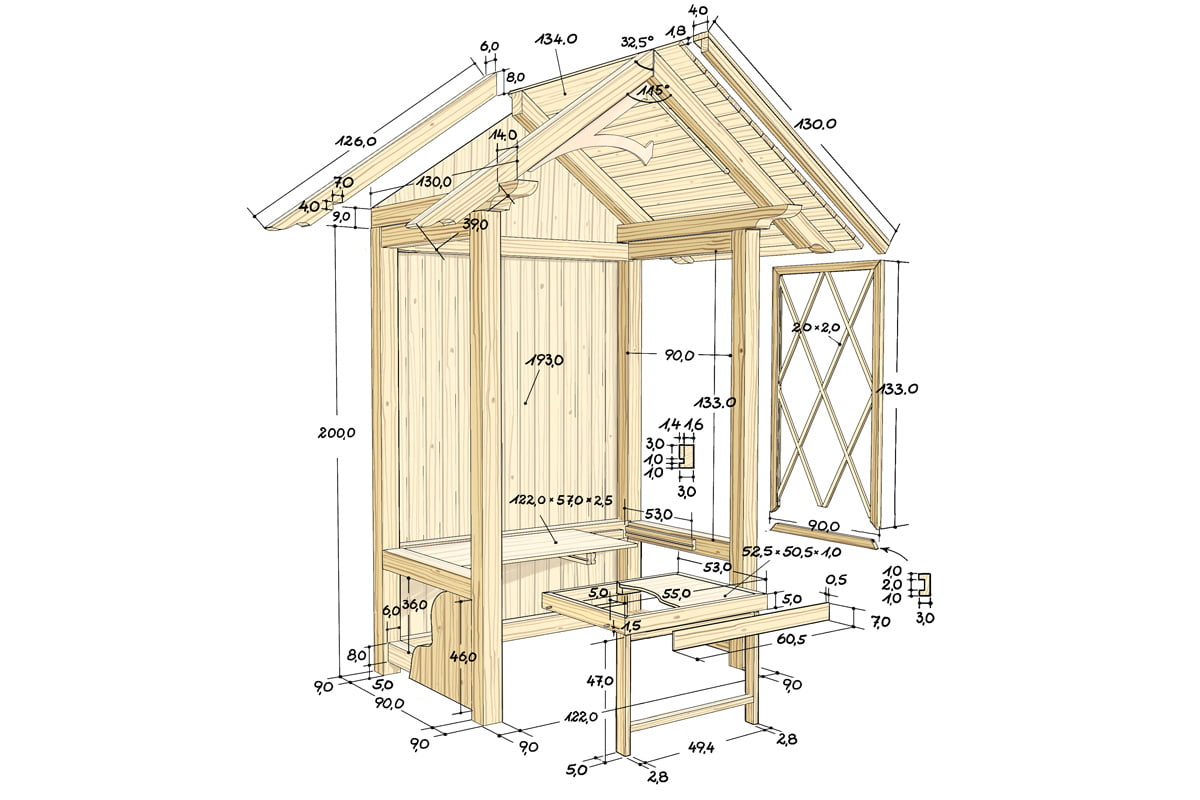 Philosophenhäuschen selber bauen