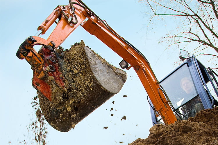 Minibagger für den Garten mieten selbermachen.de